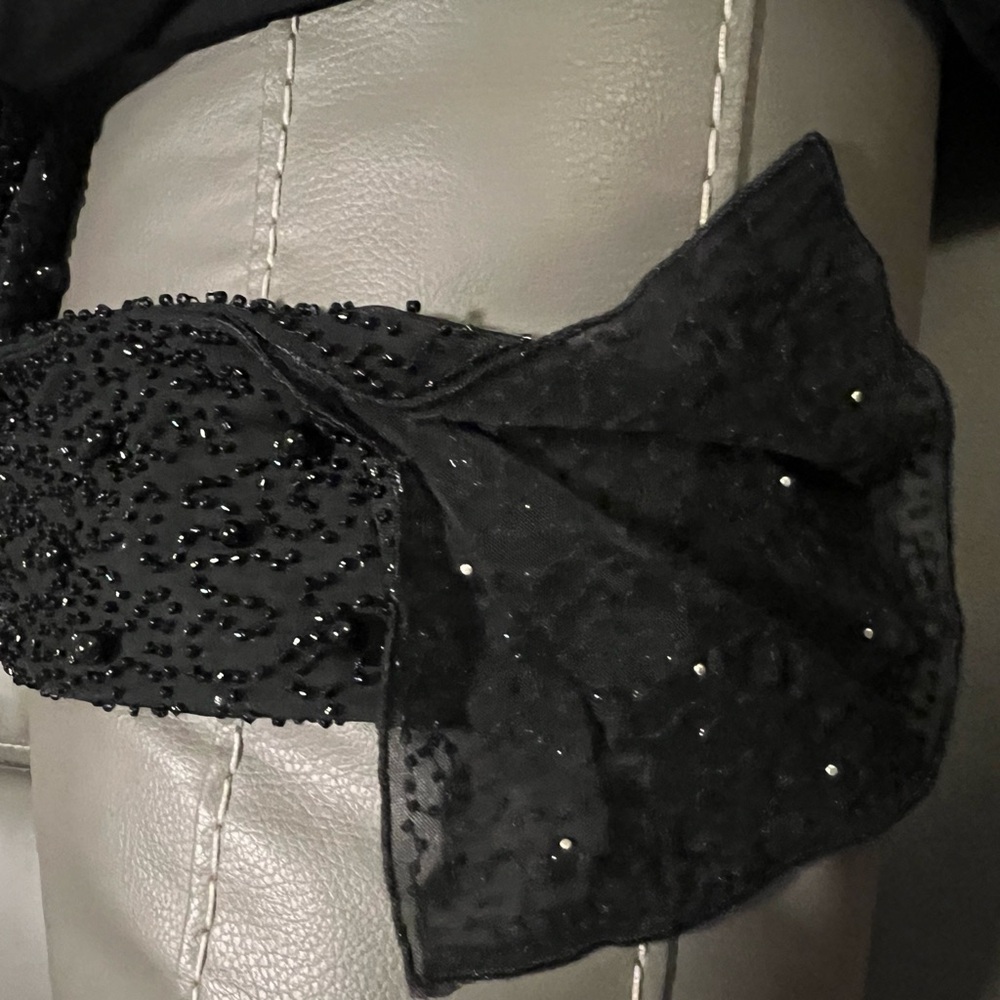 Oh Polly Black Beaded Accessory